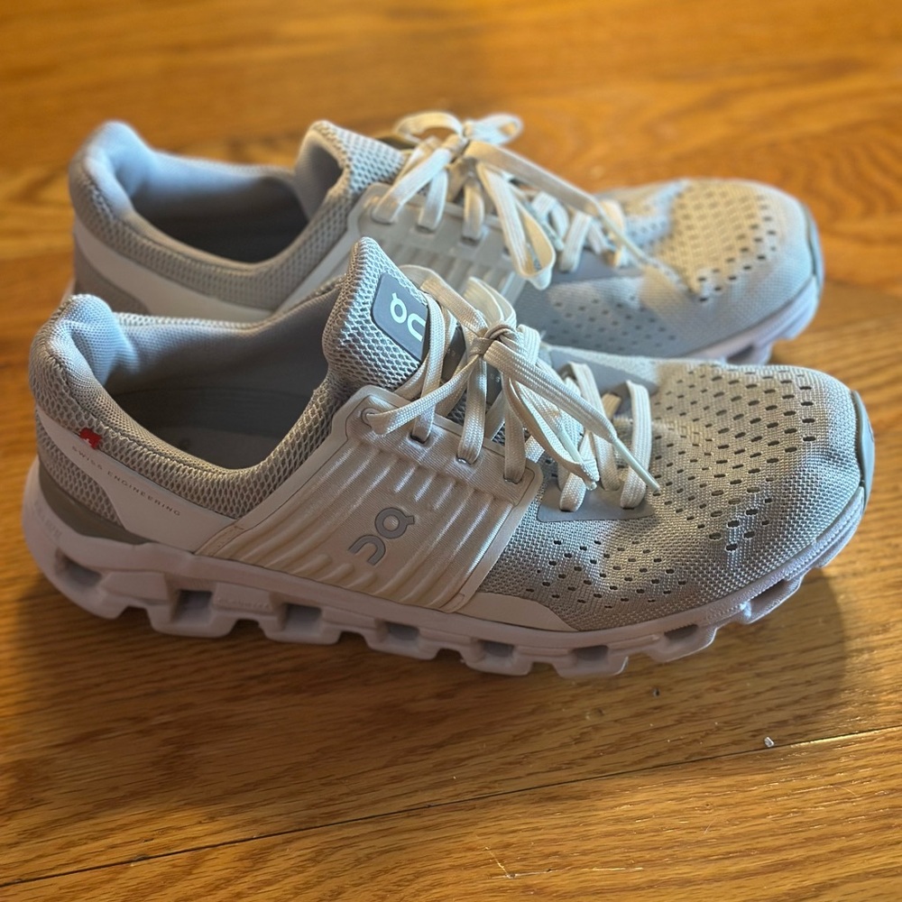 On Running Light Gray Sneakers
